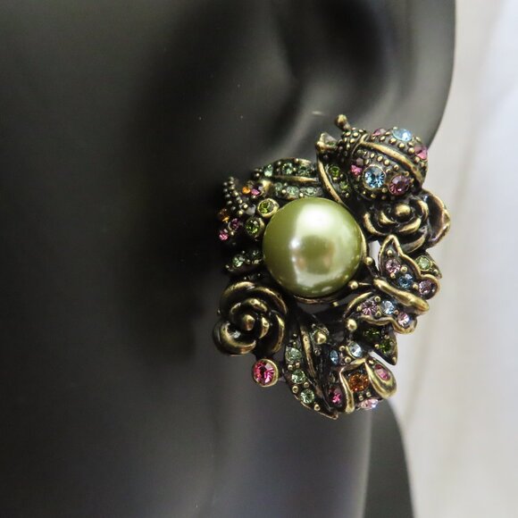 Heidi Daus Secret Garden earrings - Picture 2 of 4